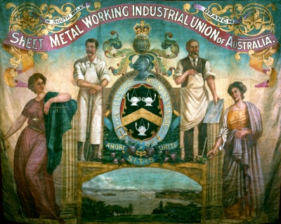 Banner Sheet Metal Working Industrial Union of Australia