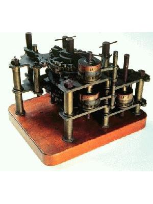 Calculating machine Babbage difference engine