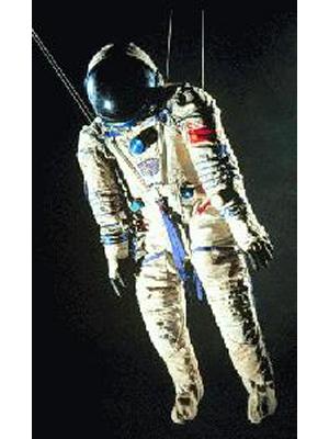 Spacesuit Sokol KV-2 Spacesuit from Soyuz TM-10