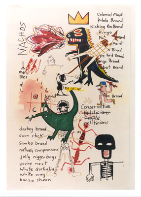 Drawing Notes to Basquiat: Mr Decay
