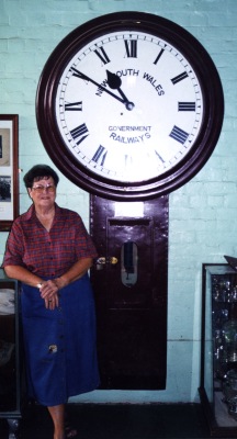 Clock Railway Clock