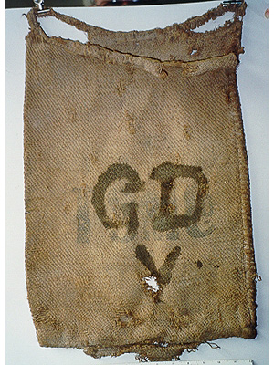 Hessian silver ore container Hessian bag to transport silver ore