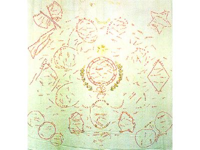 Bedcover Autograph Quilt
