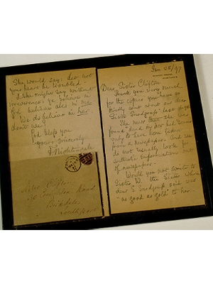 Framed Letter