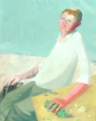 Painting Bluey Munro, Secretary, Cobar Miners