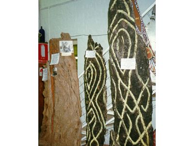 Carved Aboriginal Trees