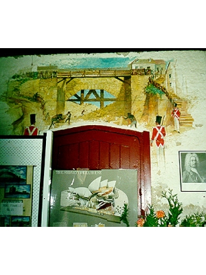 Wallpainting Convicts at the Argyle Cut