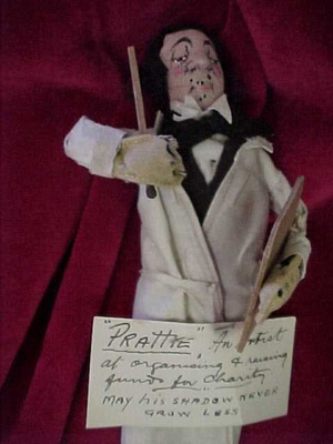 Doll "Prattie" artist doll