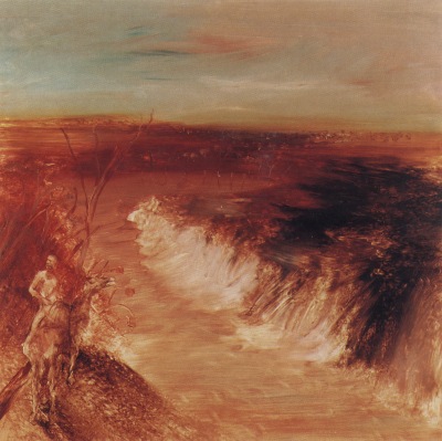 Painting Burke in Central Australia