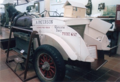 Milk Cart and Fibreglass Horse Horse drawn milk cart