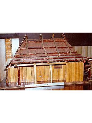Model, miniature building Cobb and Co. mail Changing Station