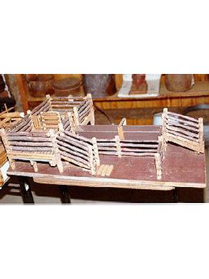 Model, miniature building Wilmavale Sheep Dip and Draining Yard