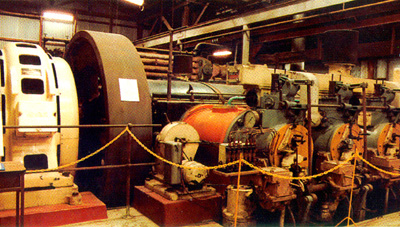 Generating unit # 4 Crossley-Premier Gas Engine - General Electric Alternator