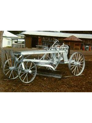 Horse-drawn grader
