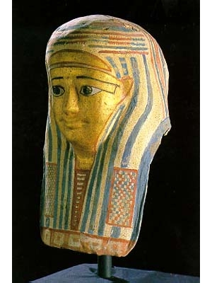 Funerary mask Cartonnage Mask of a Woman