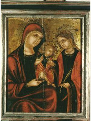 Painting Mystical Marriage of St Catherine of Siena