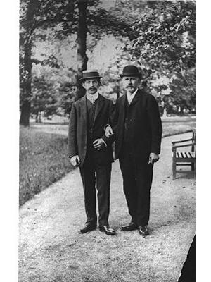 Photograph Anton Brienl and Father