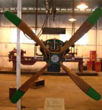 Aircraft Engine and propeller B.E.2 E. engine and propeller