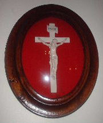 An ivory crucifix An ivory crucifix