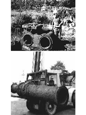 Mine dewatering pumps Cornish plunger pumps