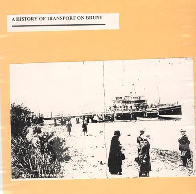 Display Folder A History of Transport on Bruny Island
