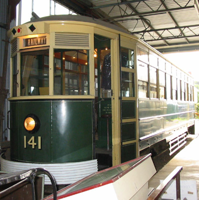 Tram - single deck Single deck bogie tram - MTT No. 141