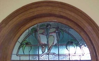 Stain glass panel