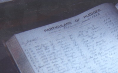 Pledge Books Particulars of Pledges