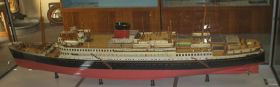 Ship model Model of HMAS Kanimbla