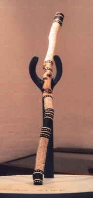 Aboriginal Artefact Aboriginal (Noongar) symbolic message stick.