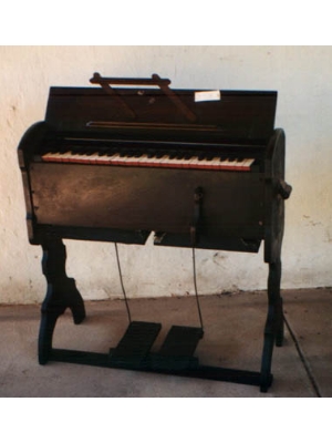 Wooden pedal organ Portable pedal organ