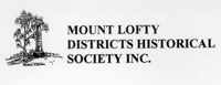 Mount Lofty Districts Historical Society Inc. Mount Lofty Districts Historical Society Inc.