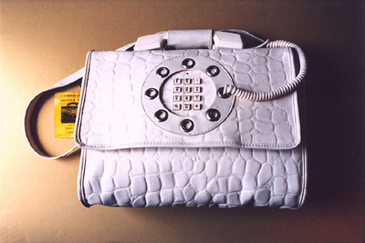Telephone Handbag 1970's Kitsch Handbag